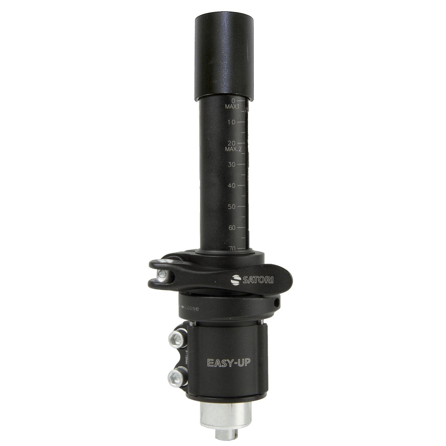 Stuurpenverlenger verstelbaar Satori Easy Up 1-1/8" - zwart