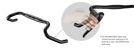 Stuur Satori Boondocks Ø31.8/B=440mm - mat zwart - afbeelding 2
