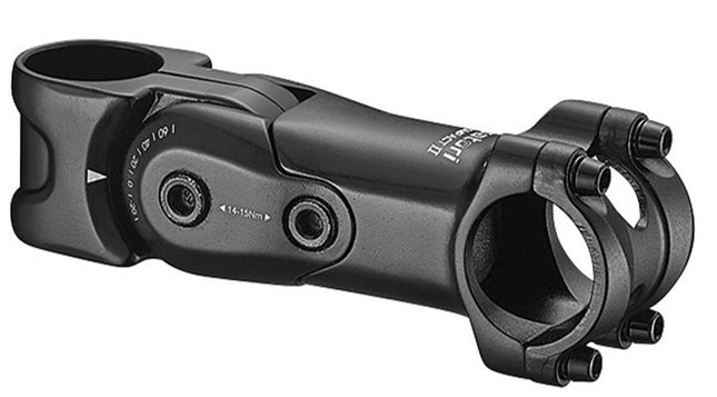 Ahead stuurpen Satori Compact II verstelbaar Ø31.8/115mm - mat zwart
