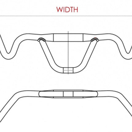 Stuur MTB Satori Firebird Ø31.8mm / 440mm - mat zwart - afbeelding 2