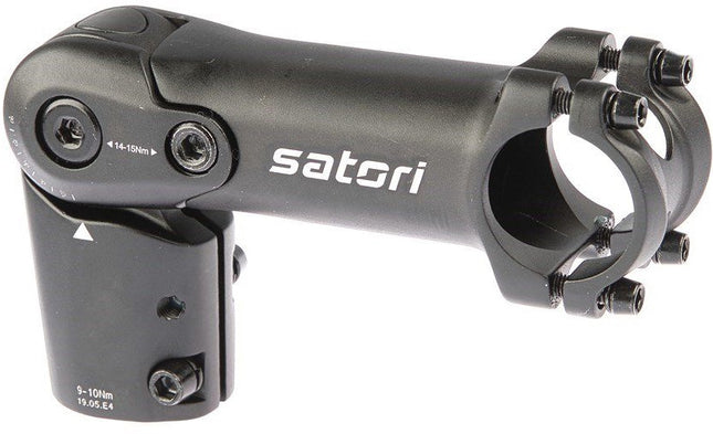 Stuurpen Satori UP2+ verstelbaar Ø31.8/110mm - mat zwart