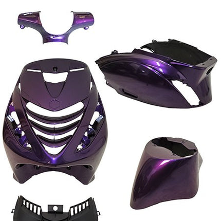 Kit de carénage DMP modèle SP EVO-1 Ultraviolet violet 5 pièces zip 100/125, zip2000