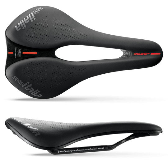 Zadel Selle Italia Novus EVO Boost Kit Carbonio Superflow L3 Zwart