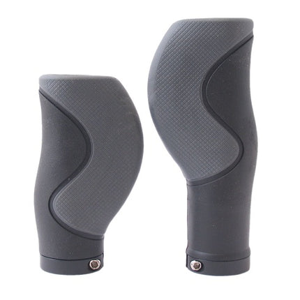 Handvatset Ergo 3-componenten Zwart 128/90mm  -   2-kanten geopend