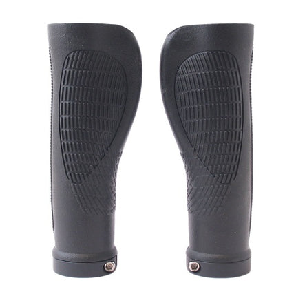 Handvatset Ergonomisch GP03L 2-componenten Zwart  128/128mm met lockring