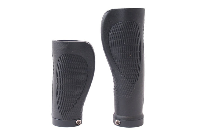 Handvatset Ergonomisch GP03LS 2-componenten Zwart  128/95mm met lockring