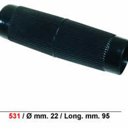 Handvatset Edge - zwart