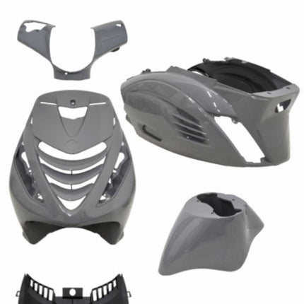 plaatwerkset DMP model SP RS-1 air nardo grijs glans 5-delig zip 100/125, zip2000
