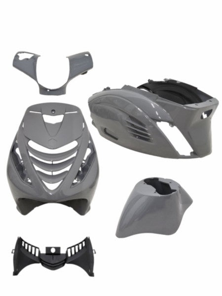 plaatwerkset DMP model SP RS-1 air nardo grijs glans 5-delig zip 100/125, zip2000