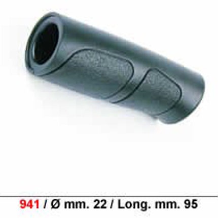 Handvat Pro Grip sportief kort - zwart (per stuk)