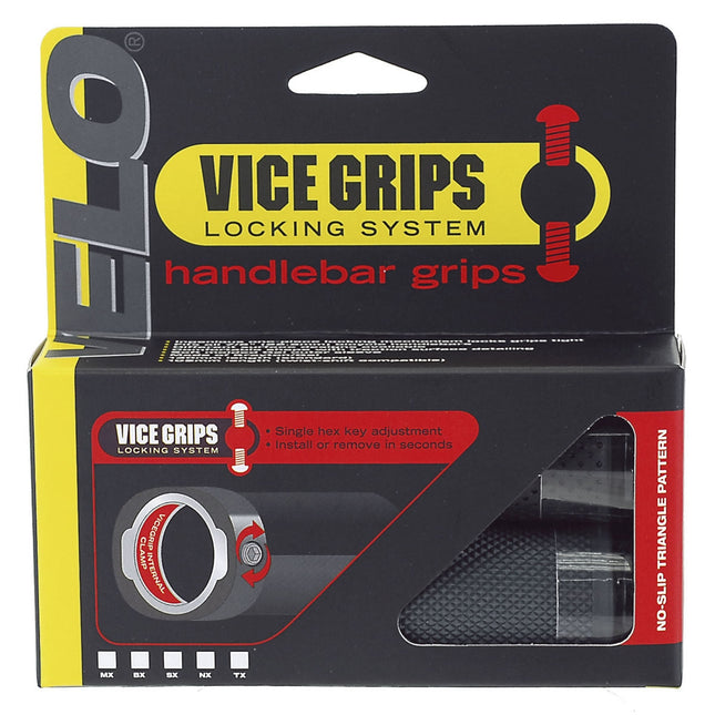 Handvatpaar aluminium Velo D3 gel - zwart / grijs - afbeelding 2