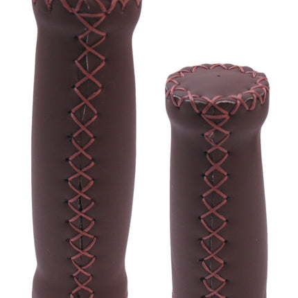 Handvatset Selle Monte Grappa kunstleer dark brown 120/90mm