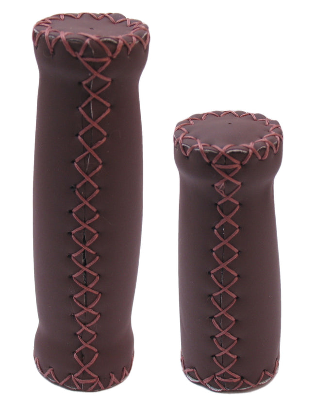 Handvatset Selle Monte Grappa kunstleer dark brown 120/90mm