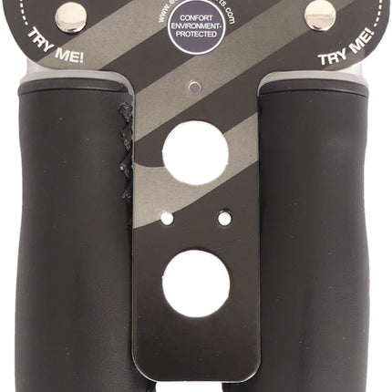 Handvatset Edge City Leer - 135/135mm - zwart