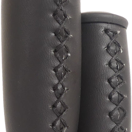 Poignées Edge City Cuir - 135/92mm - noir