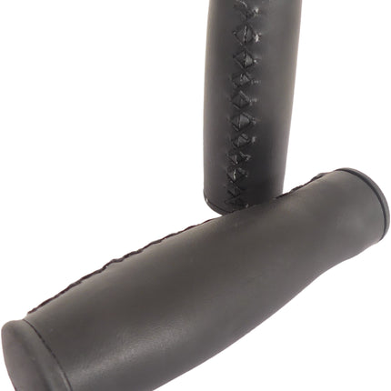 Handvatset Edge City Leer - 135/92mm - zwart