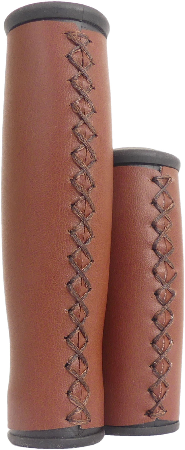 Handvatset Edge City Leer - 135/92mm - donkerbruin