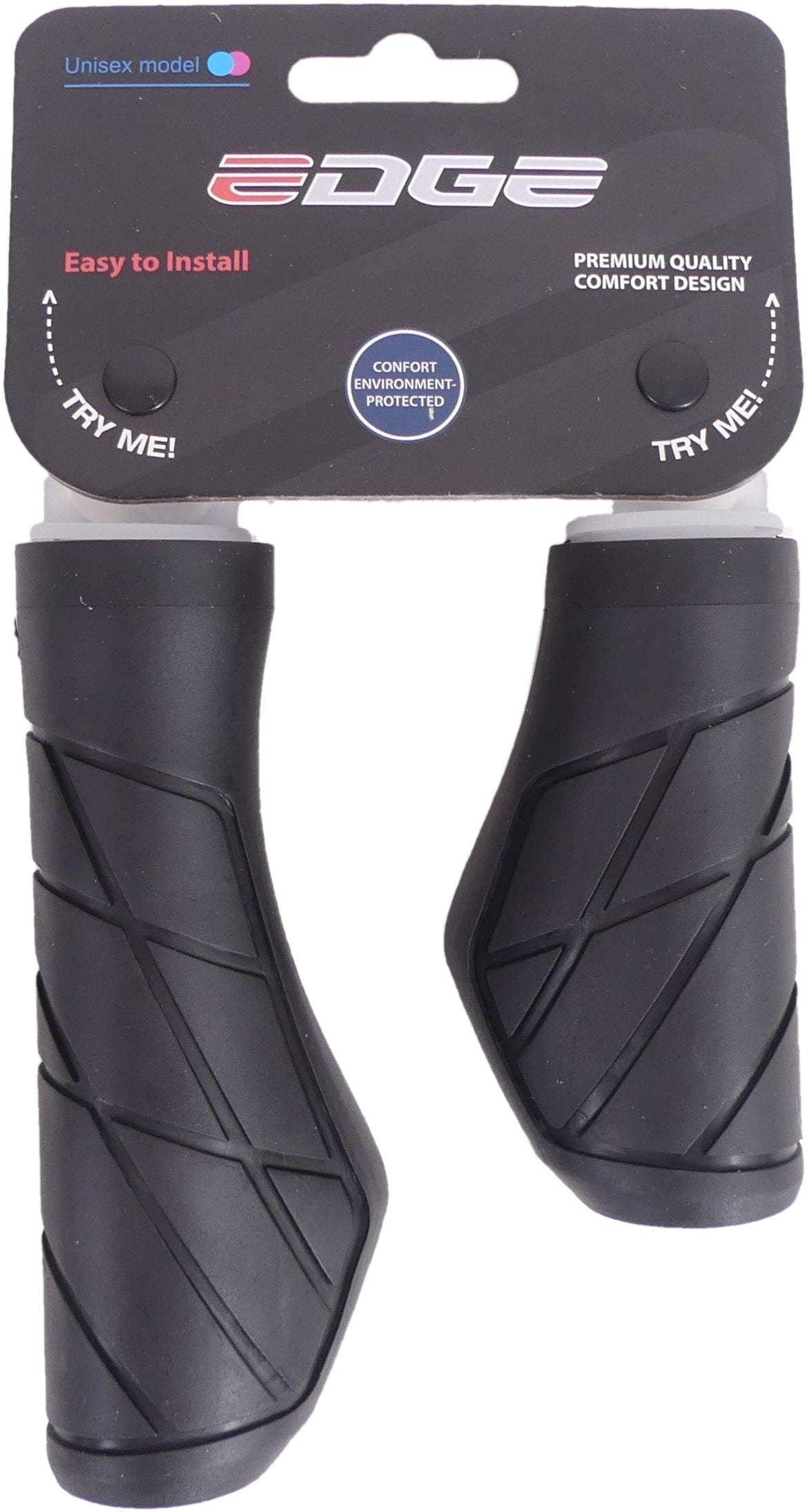 Handvatset Edge Urban 135/95mm - zwart