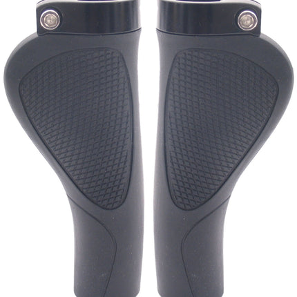 Handvatset Edge ErgoCity Plus met lockring - 136/136mm - zwart