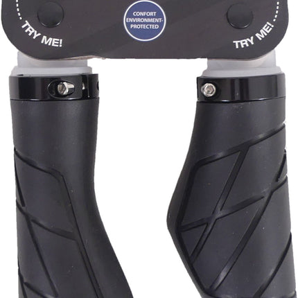 Handvatset Edge Urban - 135/95mm - Met lockring - zwart