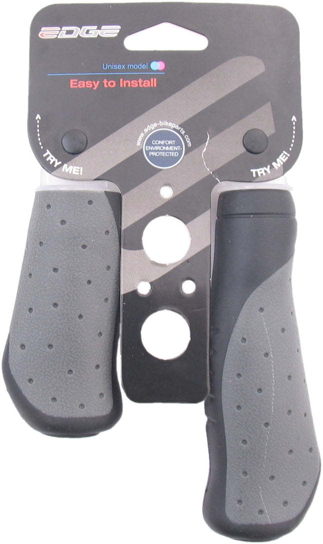 Handvatset Edge ErgoCity - 135/92mm - zwart/grijs
