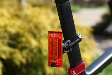 Fiets achterlicht Cateye Tight Kinetic Batt Zwart