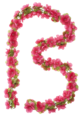 Bloemenguirlande Basil Garland  Fuchsia