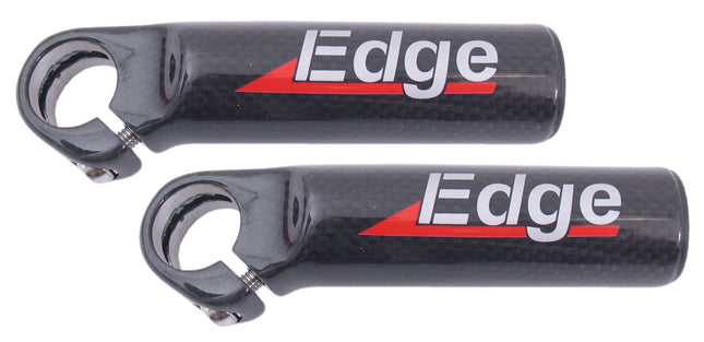 Bar-ends Edge aluminium met carbon 110mm