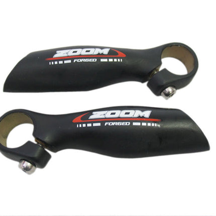 Embouts de guidon Zoom en aluminium noir