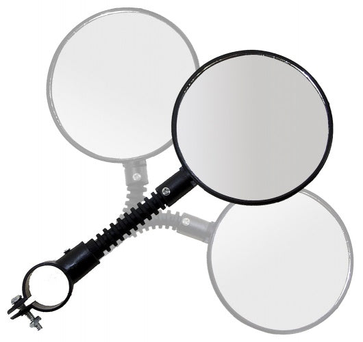 Fietsspiegel M-Wave 3D-verstelbaar Ø 84 mm met klem