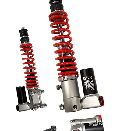 amortisseur yss fourche à gaz à partir de 2023 pour gts 125cc noir/rouge, gts 310 vu302-280trc-07-858
