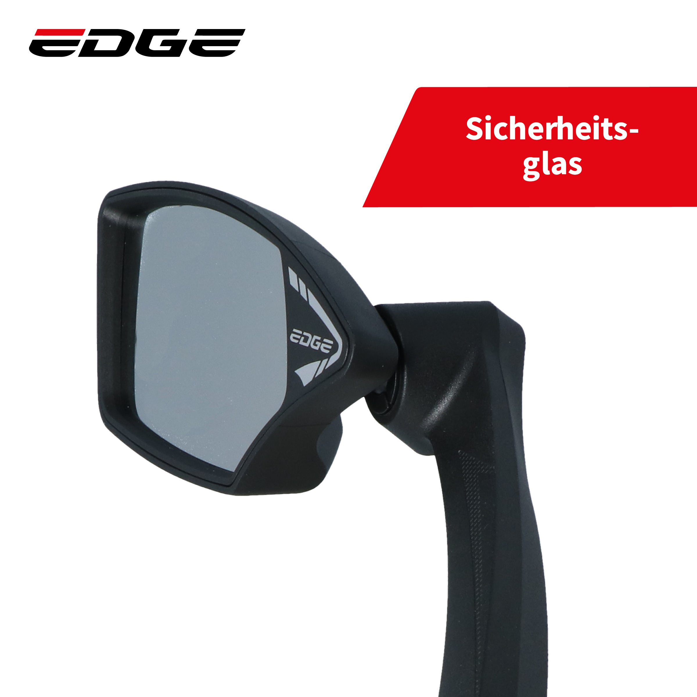 Spiegel Edge E-Bike Luxe met klem - linkse montage