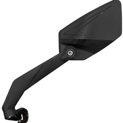 Spiegel links Edge E-bike Luxe met klem - extra groot en licht dimmend glas
