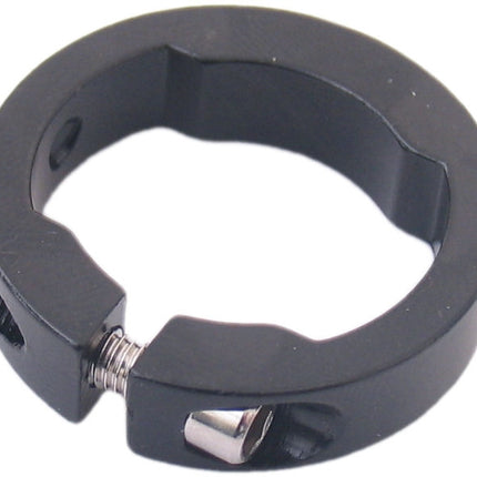 Handvatklemring met inbus aluminium - zwart