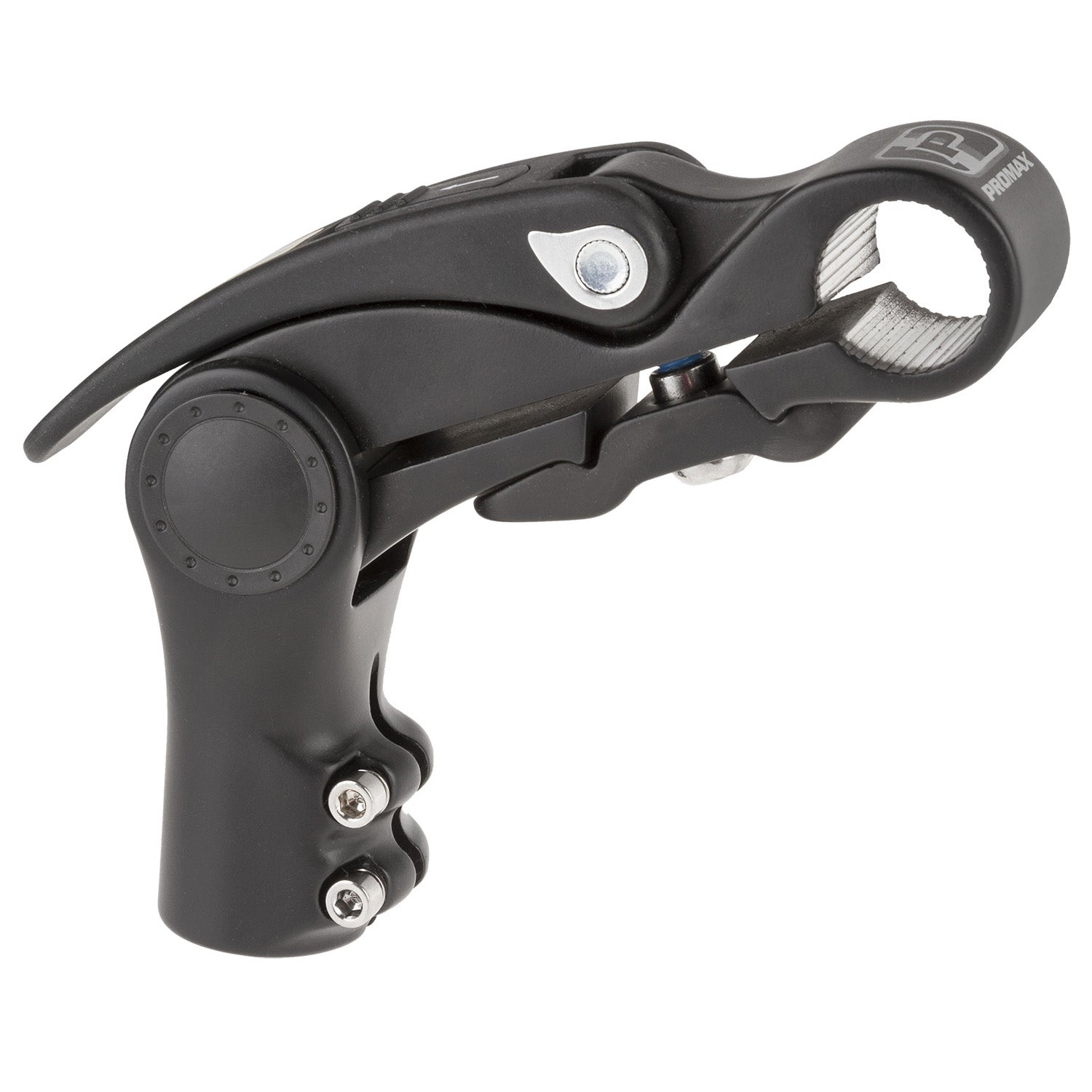 Stuurpen Promax verstelbaar met hevel 25,4 / 110 / 28,6 mm - mat zwart