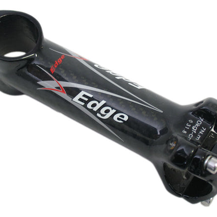 A-head stuurpen Edge Carbon met aluminium 28,6 / 130 / 31,8 mm - zwart