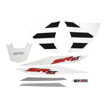 kit d'autocollants Piaggio d'origine aprilia, sr 125/200 2h004784000a4