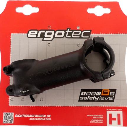 Stuurpen Ergotec Shark ahead ø28,6 / 90 / 31,8 mm - zwart