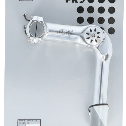 Stuurpen PRO verstelbaar 25,4 / 115 / 25,4 mm - chroom