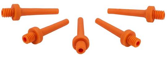 Ventielnippel SKS BAL PVC OR set van 5 Oranje