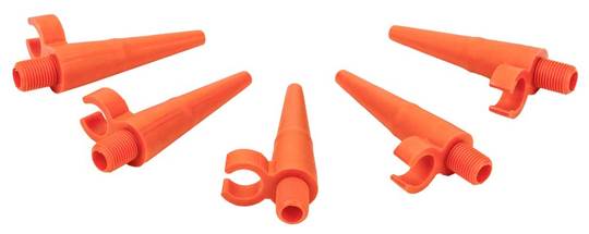 Ventielnippel SKS Luchtbed PVC OR set van 5 Oranje