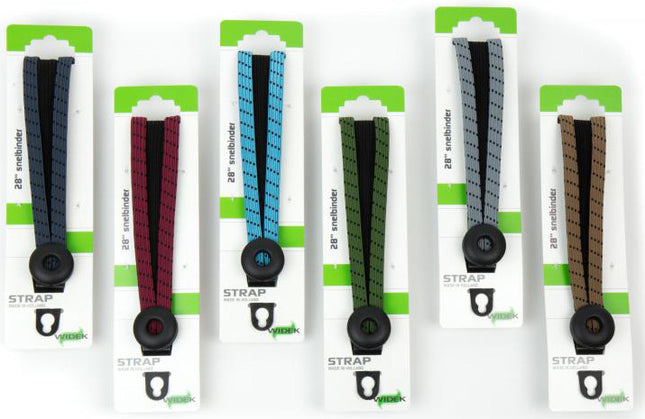 Triobinder Widek Eye 24/12mm met zwarte stalen platen - 12 stuks assorti van 6 kleuren