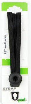 Triobinder Widek Eye 24/12mm met zwarte stalen platen - zwart/zwart