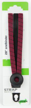 Triobinder Widek Eye 12/12mm met zwarte stalen platen - bordeaux/zwart