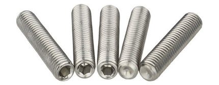Boutset Merkloos Stelschroef Dropout Bout M5X25 Inbus 916 Zilver
