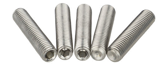 Boutset Merkloos Stelschroef Dropout Bout M5X25 Inbus 916 Zilver