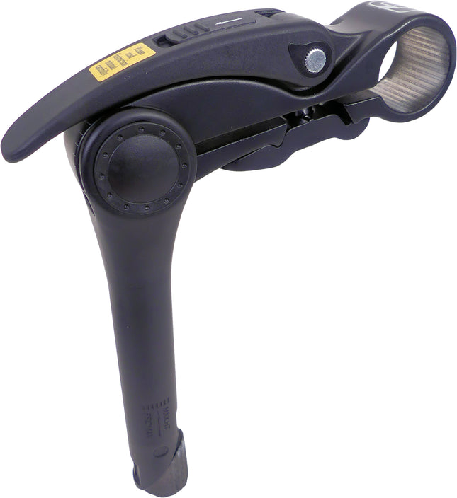 Stuurpen 1" Promax aluminium 0-70° verstelbare hoek met ø31,8 mm klem - zwart
