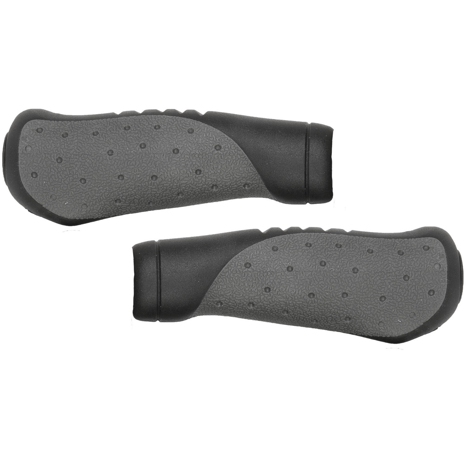 Handvatset Velo Ergogel D2 135/135mm met gelvulling - zwart/grijs