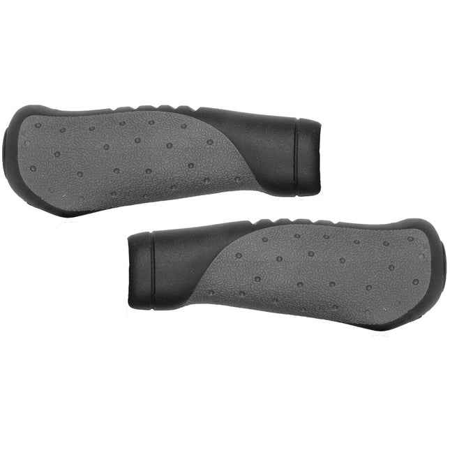 Handvatset Velo Ergogel D2 135/135mm met gelvulling - zwart/grijs