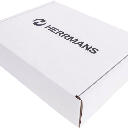 Handvat Herrmans Ergo 84B 120mm - zwart (werkplaatsverpakking à 30 stuks)
